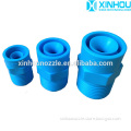 Blue plastic solid cone spray nozzle
